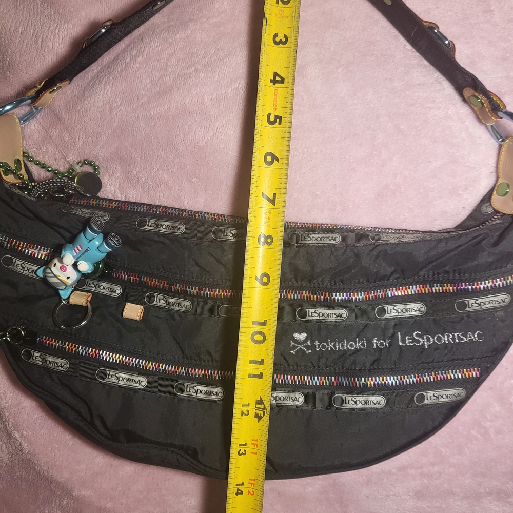 LeSportsac x Tokidoki Black Hobo Bag - Picture 8 of 11